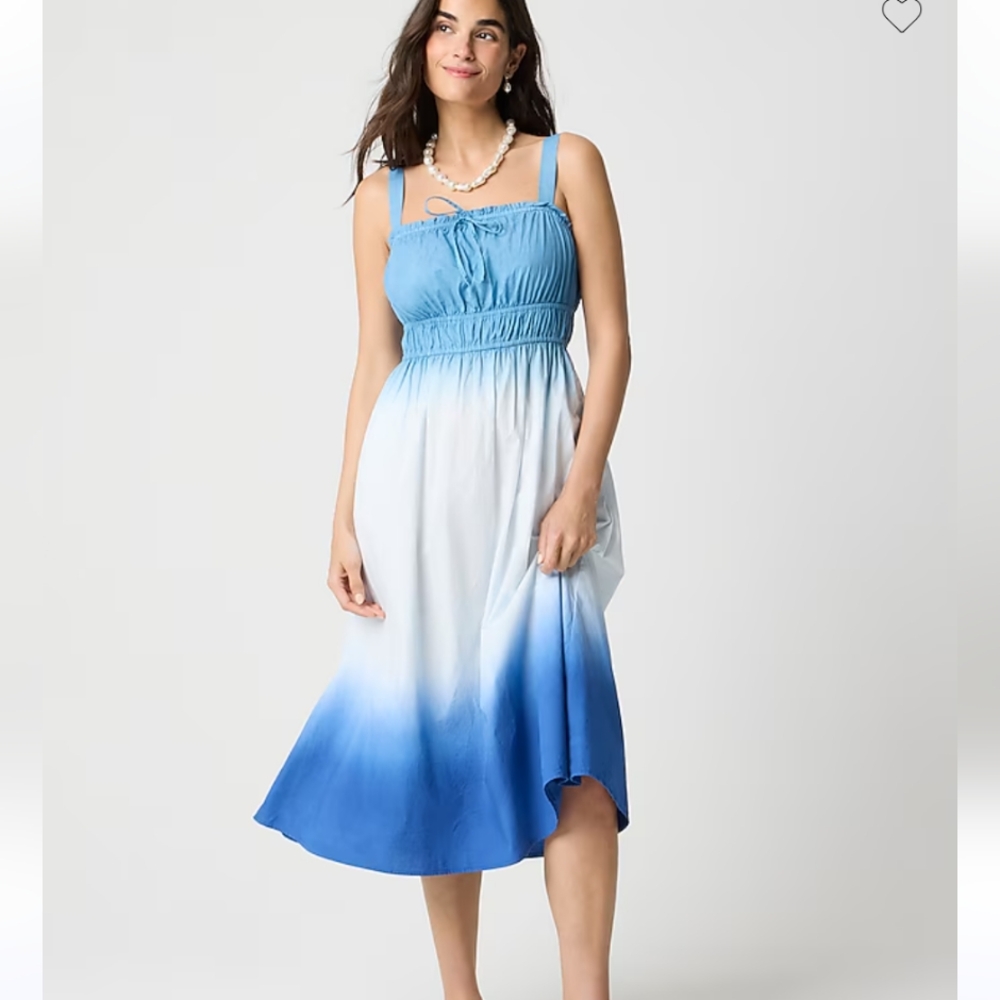 J Crew Factory Ombré midi dress CK675 SZ XS